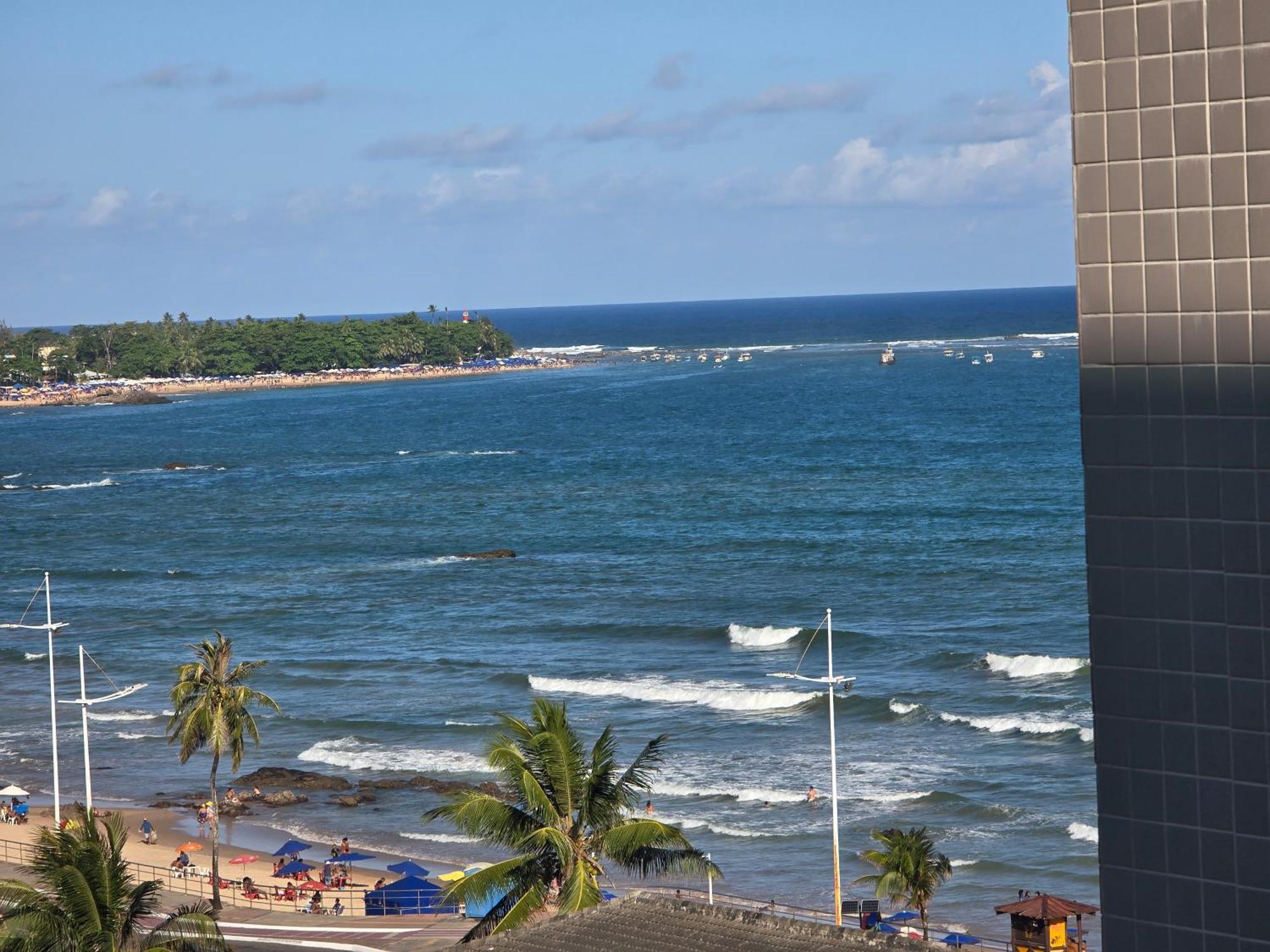 Apartamento 802 Nascente Luxuoso Vista Mar Vaga Privativa Salvador Esterno foto